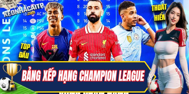 Những giải đấu được cập nhật tại bảng xếp hạng keonhacai