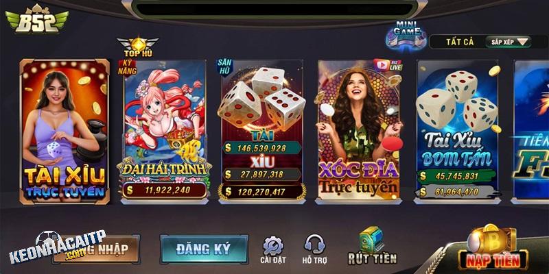 Các tựa game chất lượng nhất được B52 đầu tư mạnh tay