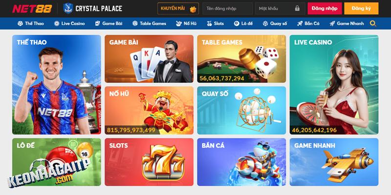 Một số sản phẩm hàng đầu của kèo nhà cái NET88