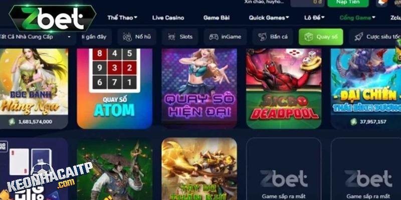 Những sản phẩm không thể bỏ lỡ tại ZBET